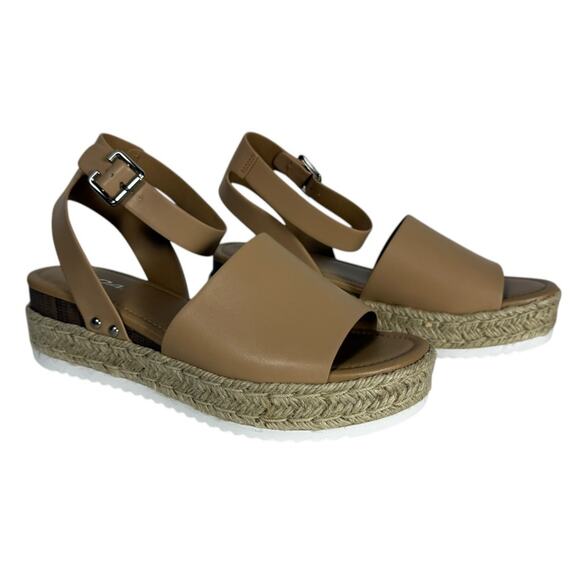 NWT Soda Espadrille Women's Size 11 Open Toe ankle strap Dusty Mauve - Picture 1 of 5